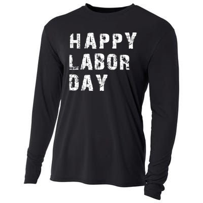 HAPPY LABOR DAY Cooling Performance Long Sleeve Crew