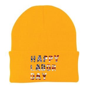 HAPPY LABOR DAY Knit Cap Winter Beanie