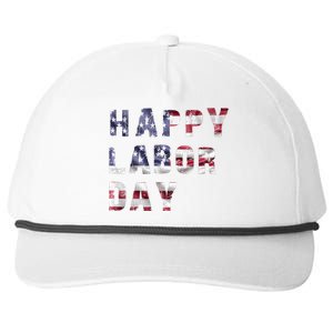 HAPPY LABOR DAY Snapback Five-Panel Rope Hat