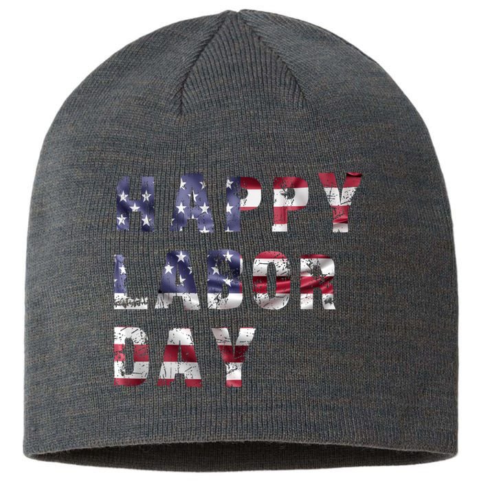 HAPPY LABOR DAY Sustainable Beanie