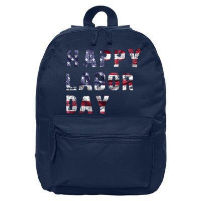 HAPPY LABOR DAY 16 in Basic Backpack