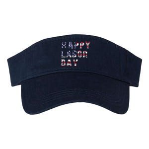 HAPPY LABOR DAY Valucap Bio-Washed Visor