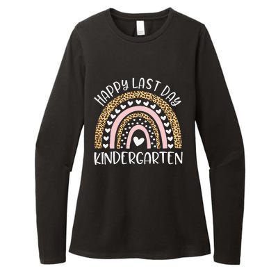 Happy Last Day Of Kindergarten Teacher Student Rainbow Womens CVC Long Sleeve Shirt