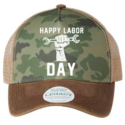 HAPPY LABOR DAY Legacy Tie Dye Trucker Hat