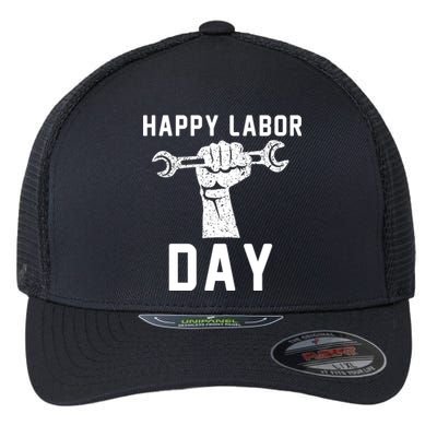 HAPPY LABOR DAY Flexfit Unipanel Trucker Cap