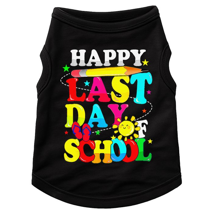 Happy Last Day Of School Students Teachers End Of The Year Doggie Tank