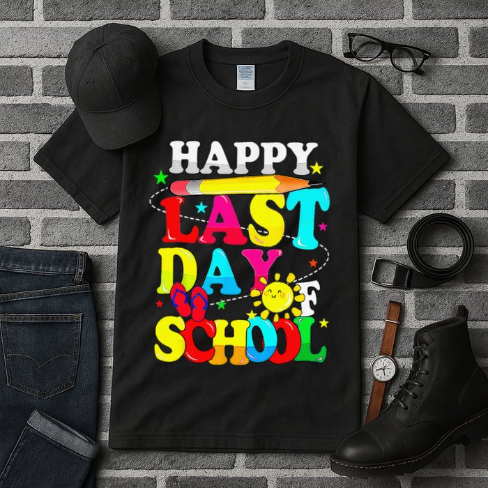 Happy Last Day Of School Students Teachers End Of The Year Tall T-Shirt