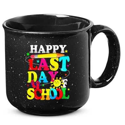 Happy Last Day Of School Students Teachers End Of The Year 15oz Campfire Ceramic Mug