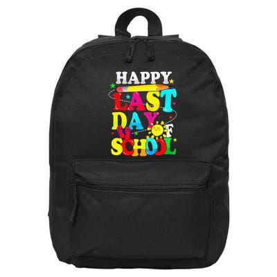Happy Last Day Of School Students Teachers End Of The Year 16 in Basic Backpack
