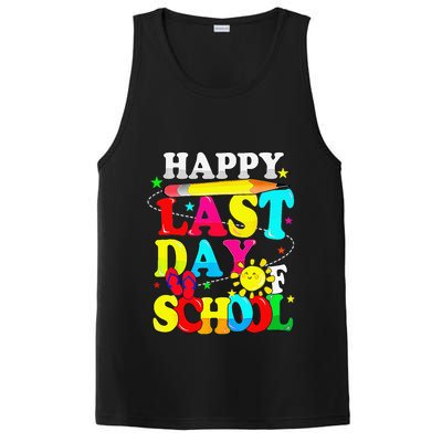 Happy Last Day Of School Students Teachers End Of The Year PosiCharge Competitor Tank