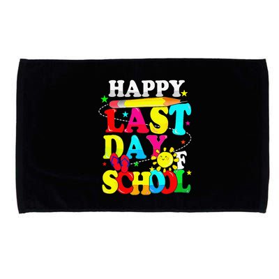 Happy Last Day Of School Students Teachers End Of The Year Microfiber Hand Towel