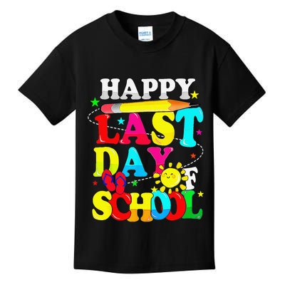 Happy Last Day Of School Students Teachers End Of The Year Kids T-Shirt