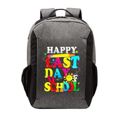 Happy Last Day Of School Students Teachers End Of The Year Vector Backpack