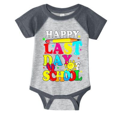 Happy Last Day Of School Students Teachers End Of The Year Infant Baby Jersey Bodysuit