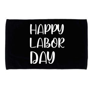 HAPPY LABOR DAY Microfiber Hand Towel