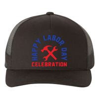 Happy Labor Day Celebration Graphic Yupoong Adult 5-Panel Trucker Hat