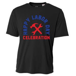 Happy Labor Day Celebration Graphic Cooling Performance Crew T-Shirt