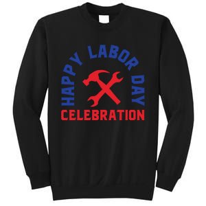 Happy Labor Day Celebration Graphic Sweatshirt