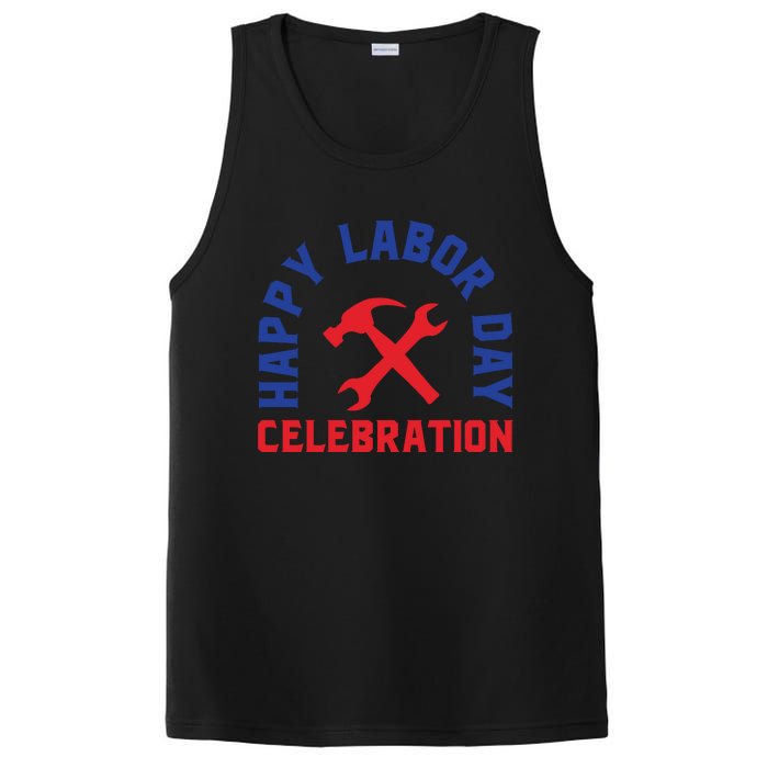 Happy Labor Day Celebration Graphic PosiCharge Competitor Tank