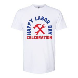 Happy Labor Day Celebration Graphic Softstyle CVC T-Shirt