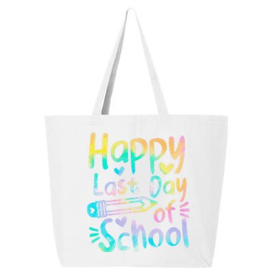 Happy Last Day Of School Students Women Funny Summer Beak Gift 25L Jumbo Tote