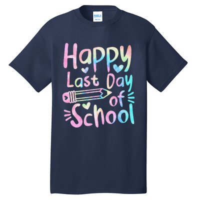 Happy Last Day Of School Students Women Funny Summer Beak Tall T-Shirt