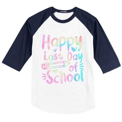 Happy Last Day Of School Students Women Funny Summer Beak Baseball Sleeve Shirt