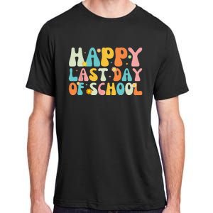 Happy Last Day Of School Teacher Student Graduation Adult ChromaSoft Performance T-Shirt