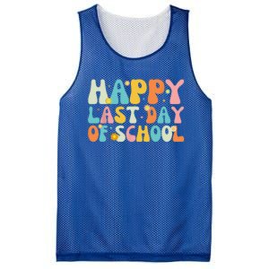 Happy Last Day Of School Teacher Student Graduation Mesh Reversible Basketball Jersey Tank