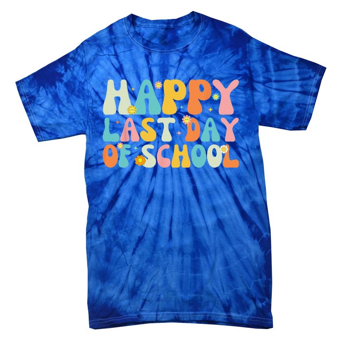 Happy Last Day Of School Teacher Student Graduation Tie-Dye T-Shirt