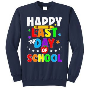 Happy Last Day Of School Graduation Teacher Students Sweatshirt