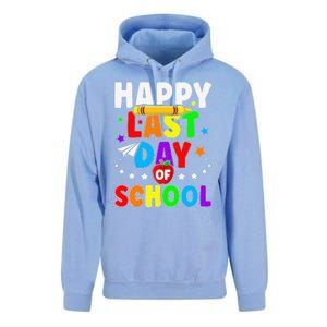 Happy Last Day Of School Graduation Teacher Students Unisex Surf Hoodie