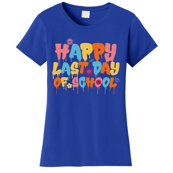 Happy Last Day Of School Teacher Student Graduation Women's T-Shirt