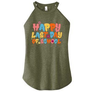 Happy Last Day Of School Teacher Student Graduation Women's Perfect Tri Rocker Tank