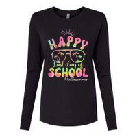 Happy Last Day Of School Hello Summer Students And Teachers Out For Summer Womens Cotton Relaxed Long Sleeve T-Shirt