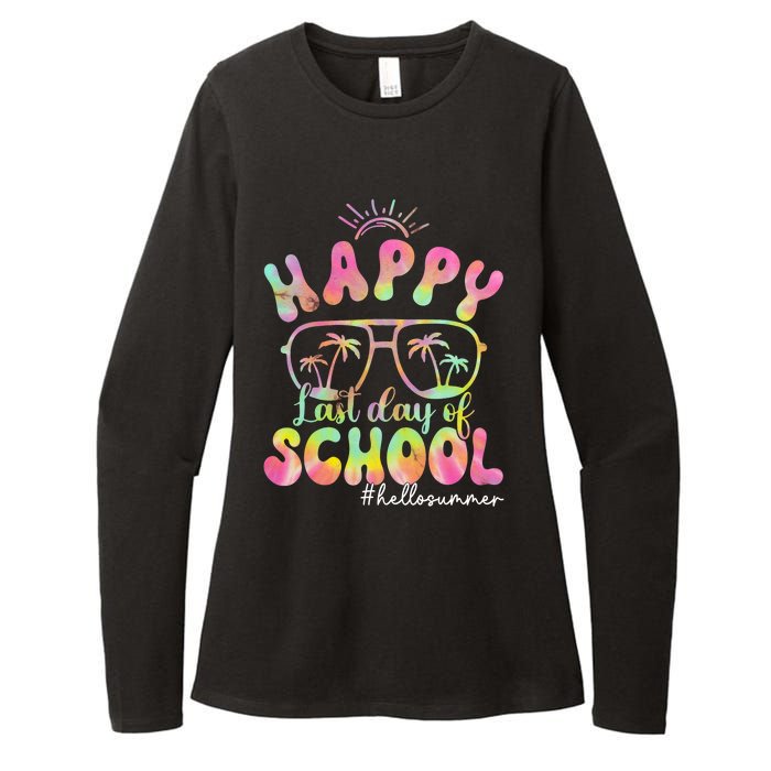 Happy Last Day Of School Hello Summer Students And Teachers Out For Summer Womens CVC Long Sleeve Shirt