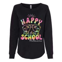 Happy Last Day Of School Hello Summer Students And Teachers Out For Summer Womens California Wash Sweatshirt