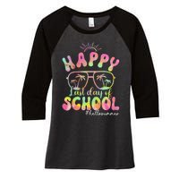 Happy Last Day Of School Hello Summer Students And Teachers Out For Summer Women's Tri-Blend 3/4-Sleeve Raglan Shirt