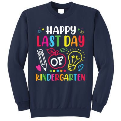 Happy Last Day Of Kindergarten School Funny Teacher Students Sweatshirt