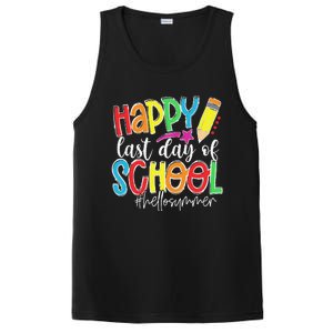 Happy Last Day Of School Teacher Graduation Last Day PosiCharge Competitor Tank