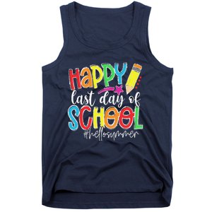 Happy Last Day Of School Teacher Graduation Last Day Tank Top