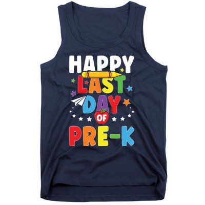 Happy Last Day Of PreK Graduation Teacher Students Tank Top