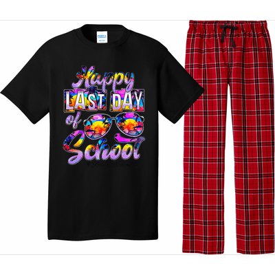 Happy Last Day Of School Sunglasses School Custodian Life Pajama Set