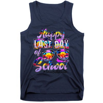 Happy Last Day Of School Sunglasses School Custodian Life Tank Top