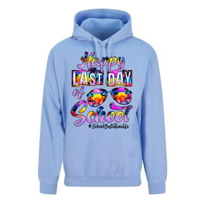 Happy Last Day Of School Sunglasses School Custodian Life Unisex Surf Hoodie