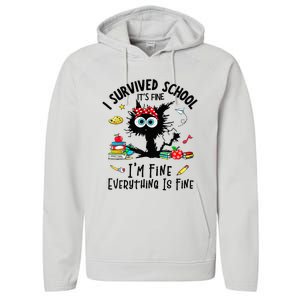 Happy Last Day Of School Teacher Student Graduation Performance Fleece Hoodie