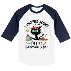 Happy Last Day Of School Teacher Student Graduation Baseball Sleeve Shirt