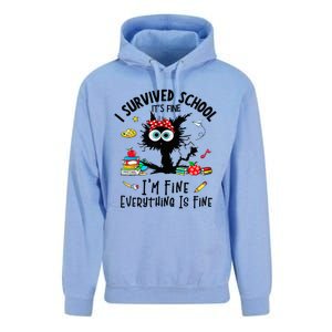 Happy Last Day Of School Teacher Student Graduation Unisex Surf Hoodie