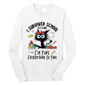 Happy Last Day Of School Teacher Student Graduation Long Sleeve Shirt