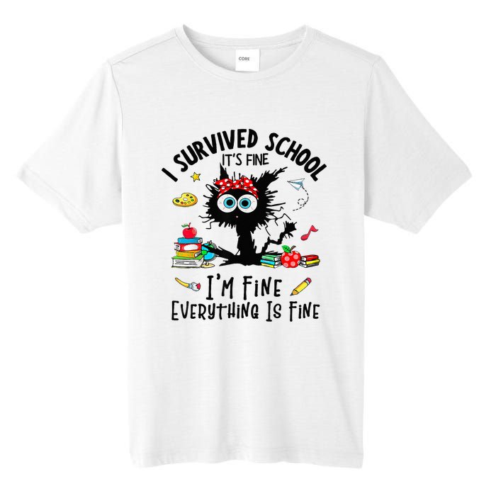 Happy Last Day Of School Teacher Student Graduation Tall Fusion ChromaSoft Performance T-Shirt